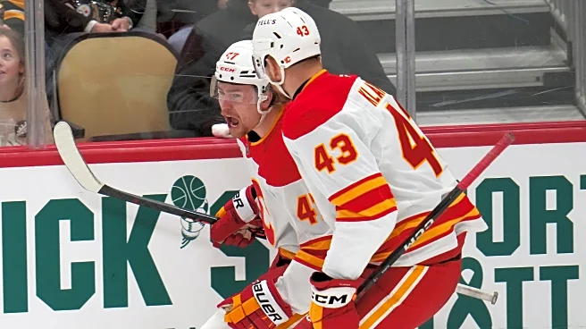Matt Coronato's 3rd-period goal lifts Flames over Penguins 2-1