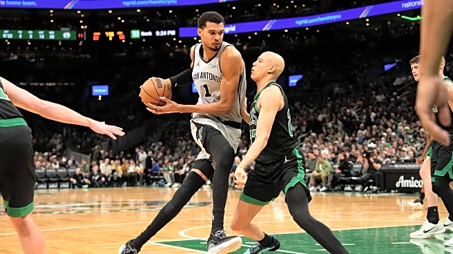 Wembanyama and Fox each score 21 points in Spurs' 100-95 win over Celtics