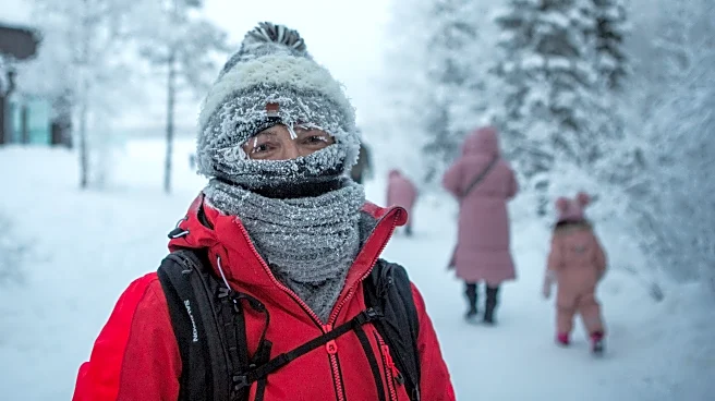 Thousands of tourists stranded in northern Finland as deep freeze halts flights