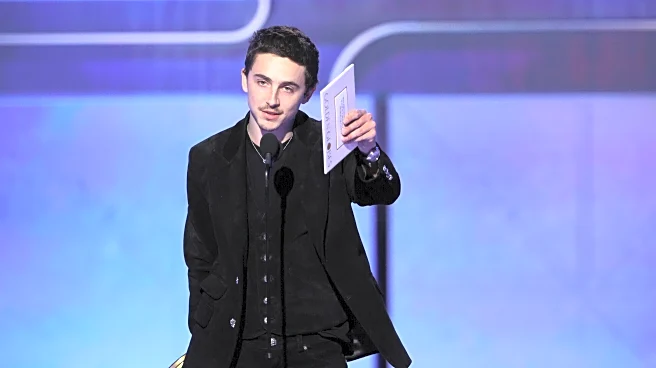Timothée Chalamet wins his first Golden Globe, 'Sinners' wins for cinematic achievement
