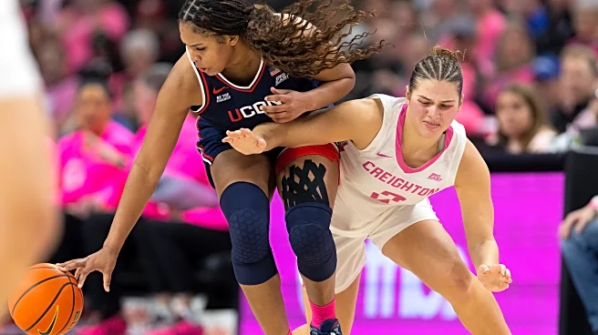 Sarah Strong's 18 points and 13 rebounds lead No. 1 UConn in 95-54 rout of Creighton