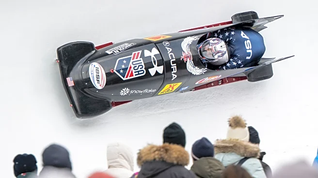 US bobsledder Kris Horn survives solo ride in St. Moritz, after teammates fail to get into sled