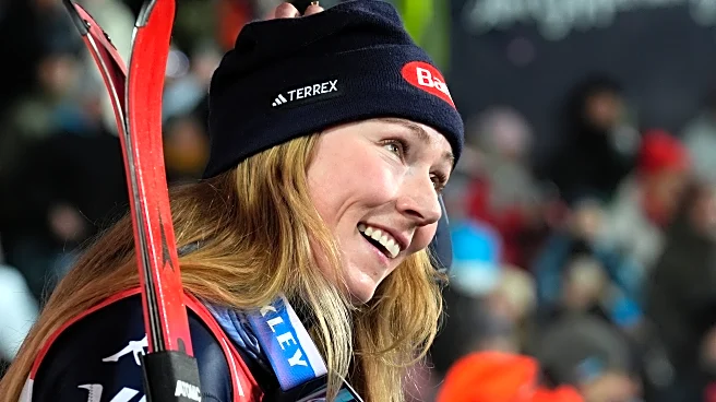 Mikaela Shiffrin and US teammate Paula Moltzan finish 1-2 in Flachau night slalom