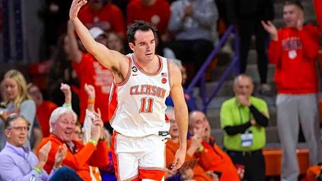 Davidson scores 21 straight points, finishes with 25 as No. 22 Clemson beats Boston College 74-50