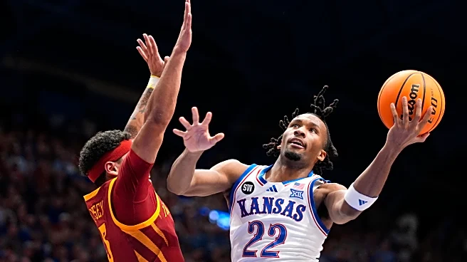 Kansas hands No. 2 Iowa State its 1st loss of the season with dominant 84-63 win at Allen Fieldhouse
