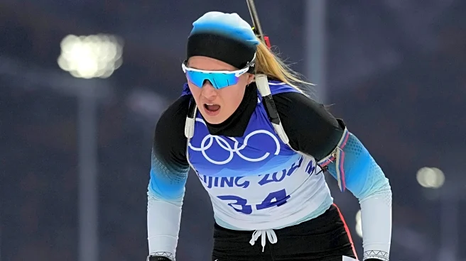 Greenland biathlete pursues Olympic dream while anxious about 'terrifying' threats to her homeland