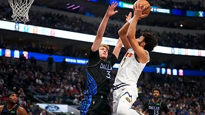 Cooper Flagg sprains an ankle and is ruled out after halftime for Mavs against Nuggets