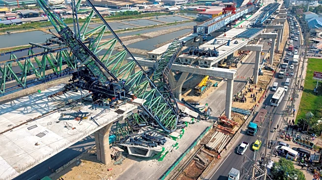 Another construction crane collapse in Thailand kills 2 people a day after deadly train derailment