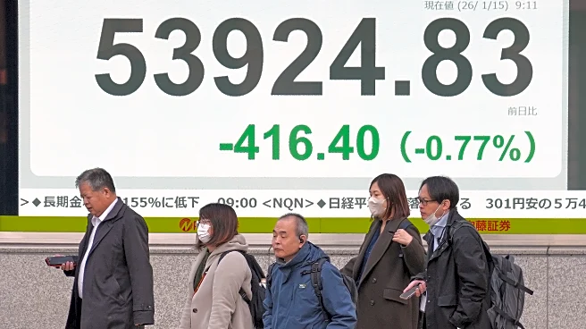 World shares are mixed and oil sinks $3 after Trump says Iran stopped killings