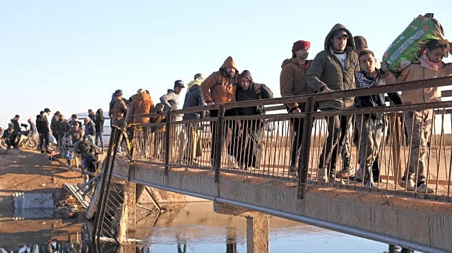 Civilians flee on foot as Syrian military offensive looms east of Aleppo