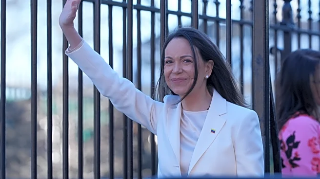 Venezuela's Machado says she presented her Nobel Peace Prize to Trump during their meeting