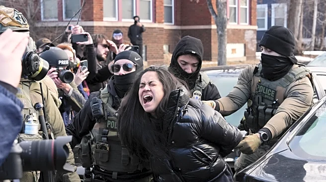 Federal immigration agents filmed dragging a woman from her car in Minneapolis