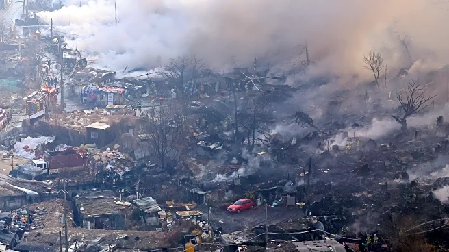 Fire breaks out in one of Seoul's last-remaining shanty towns