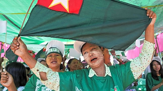 Myanmar military-backed party extends lead ahead of final election round