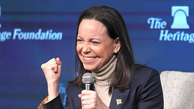 Venezuelan opposition leader is confident about return of democracy but says little of her plans