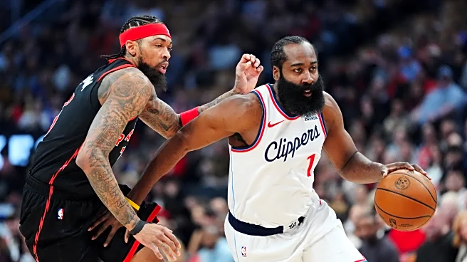 Harden's 31 points, 10 rebounds lead Clippers past Raptors 121-117 in OT for 5th straight win