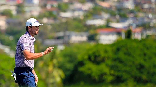 Riley, defending champ Taylor part of 5-way tie for lead at windy Sony Open