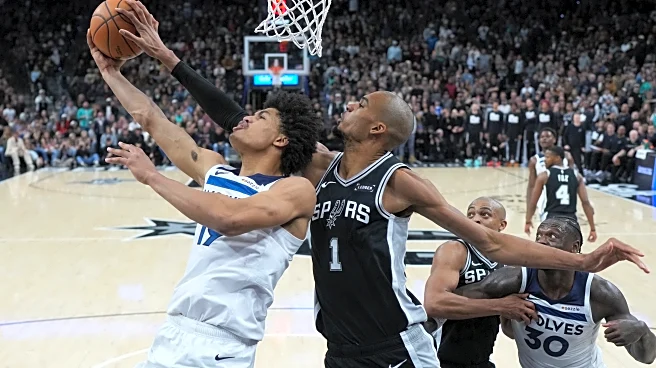 Wembanyama helps Spurs fend off season-high 55 points from Edwards as Spurs top Timberwolves