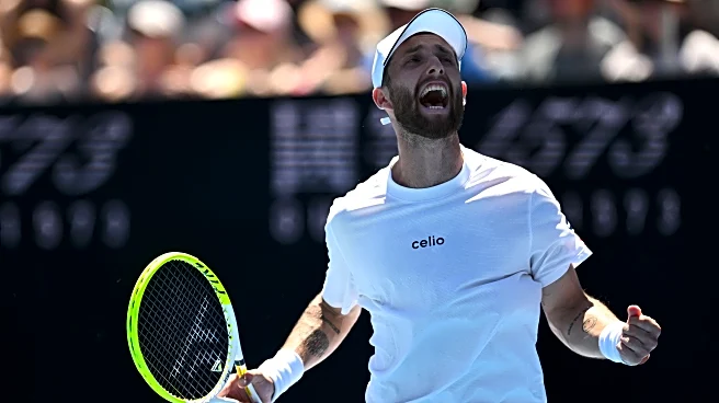 Moutet's underarm serve seals Australian Open first-round win