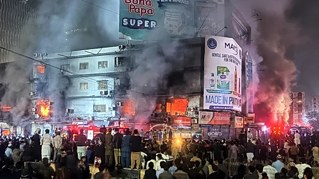 Death toll rises to 6 in a fire at a shopping plaza in Pakistan’s city of Karachi