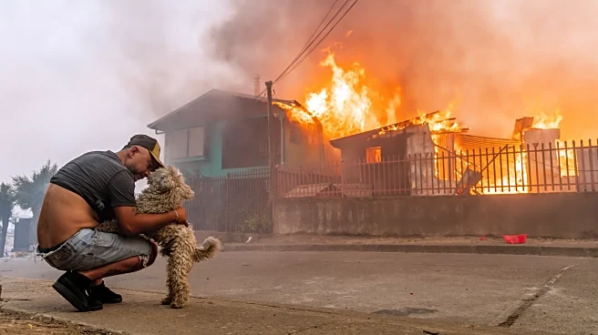 Wildfires race across Chile, leaving 15 dead and forcing thousands to flee