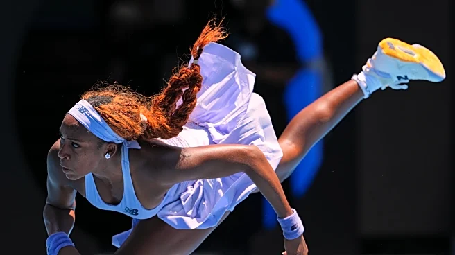 Coco Gauff advances to second round at Australian Open despite serving struggles