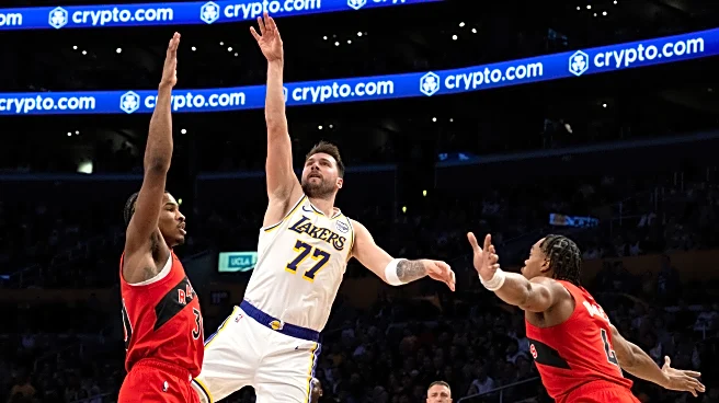 Luka, LeBron get the Lakers back into form in a 110-93 victory over the Raptors