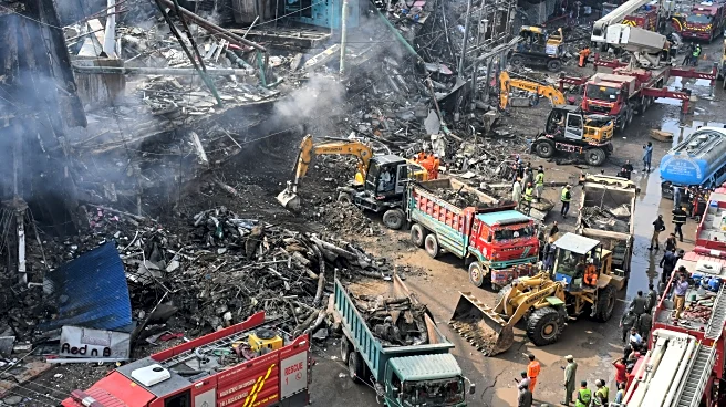 Rescuers recover more bodies from Karachi shopping plaza fire as death toll rises to 15