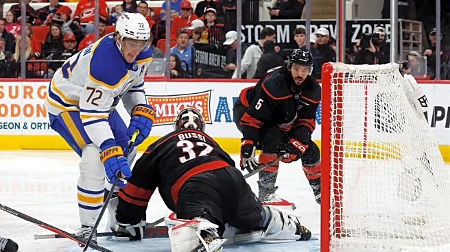 Brandon Bussi makes 17 saves for his 18th win as the Hurricanes beat the Sabres 2-1