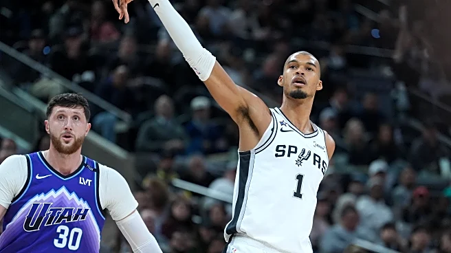 Wembanyama scores 33 points in 123-110 win over Jazz after being named All-Star starter