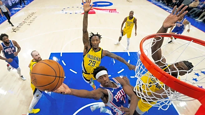 76ers' rookie V.J. Edgecombe rocks the rim and the crowd with posterized dunk over Indiana