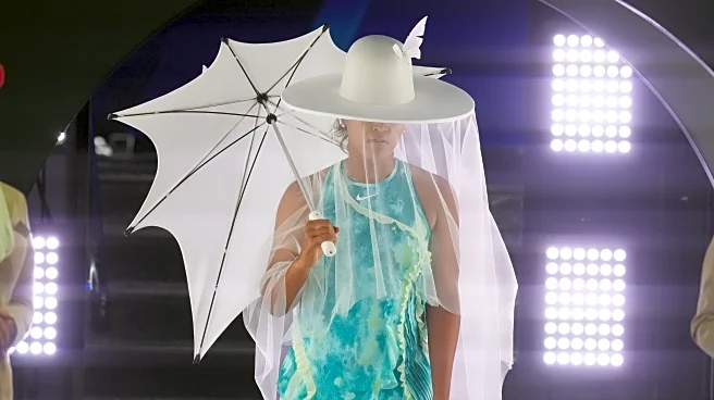 Naomi Osaka makes grand entrance and big fashion statement at Australian Open