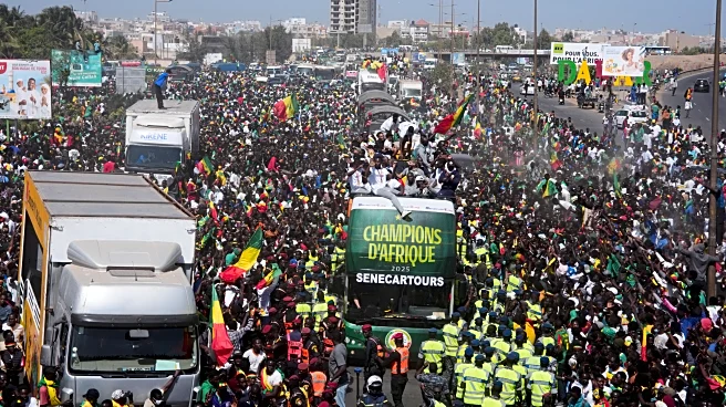 Senegal's triumphant return: Fans flood Dakar streets to celebrate Africa Cup of Nations victory