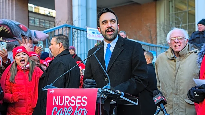 NYC Mayor Zohran Mamdani and US Sen. Bernie Sanders rally with nurses on ninth day of strike