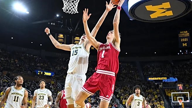No. 3 Michigan blitzes and beats Indiana 86-72 for 3rd straight win, handing Hoosiers 4th L in a row