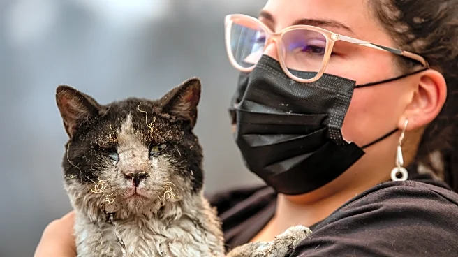 As fires in Chile burn, a mobile clinic fights to save furry survivors