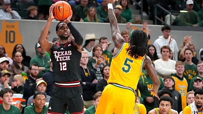 No. 12 Texas Tech again matches school record 17 made 3s, with some secondary assists from Toppin