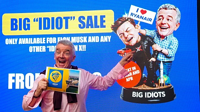 Ryanair CEO dismisses Elon Musk's idea of buying the airline as verbal feud escalates