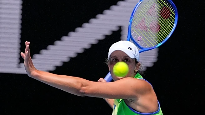 Defending champion Keys reaches the Australian Open third round, fellow American Pegula joins her