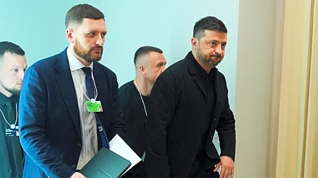 The Latest: Ukrainian President Volodymyr Zelenskyy meets with Trump at Davos