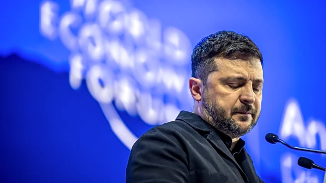 The Latest: Ukrainian President Zelenskyy meets Trump at Davos