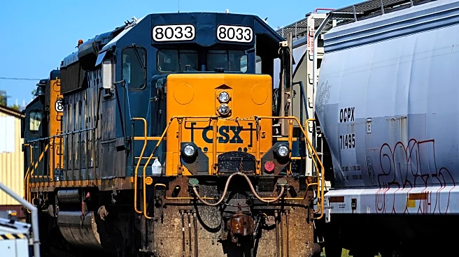 CSX railroad profit slips 2% as shipping demand remained weak and severance costs hurt results