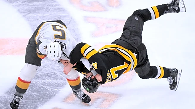 Bruins strike early, hold off Golden Knights 4-3 for 9th win in 11 games.