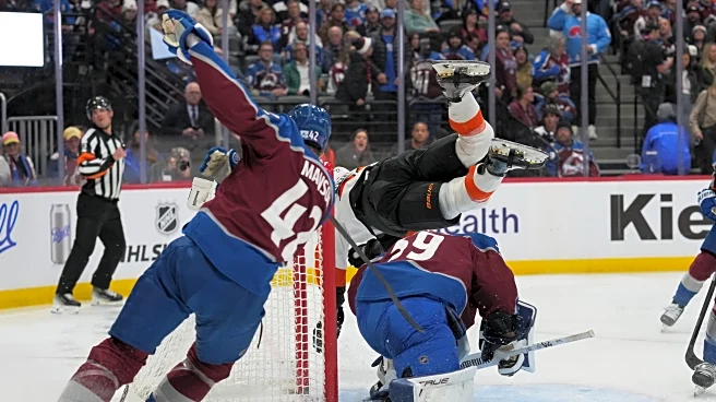 Tippett has 2nd career hat trick, Flyers beat NHL-leading Avs 7-3