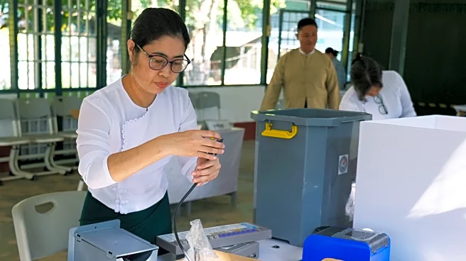 Myanmar holds its last election round with the army already certain to keep control over government