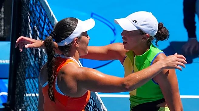 Madison Keys beaten by podcast partner Jessica Pegula one minute, and cheering for her the next