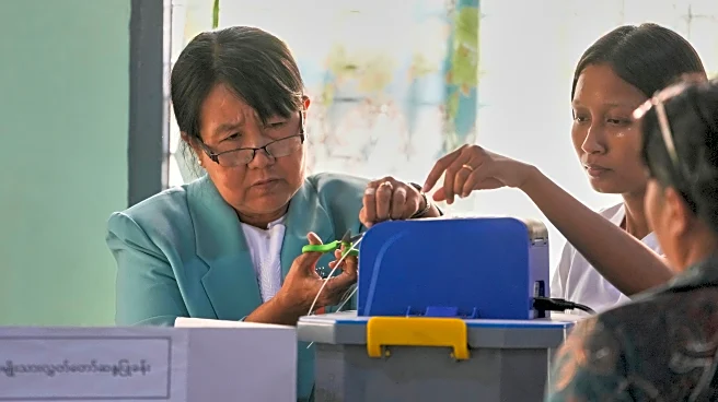 Military-backed party secures Myanmar election win with opposition excluded