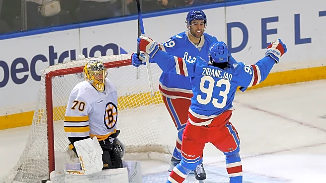 Matthew Robertson scores in OT to lift the Rangers over the Bruins 4-3