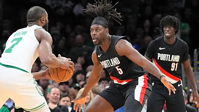 Blazers guard Jrue Holiday gets champion's welcome in return to Boston to face Celtics
