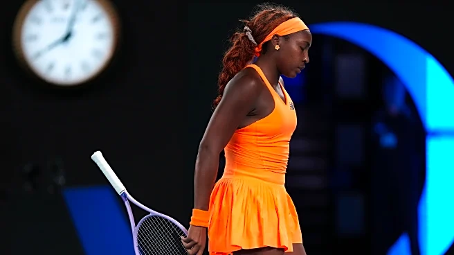'Emotional' Coco Gauff smashes racket in frustration after Australian Open loss